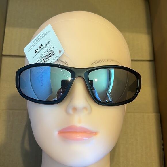 Mirrored Biker Sunglasses Black 100% UVA UVB Protection - Picture 4 of 9